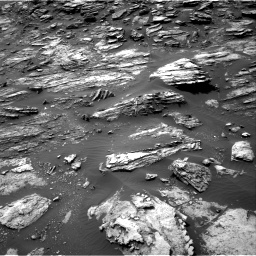 Nasa's Mars rover Curiosity acquired this image using its Right Navigation Camera on Sol 1501, at drive 2502, site number 58