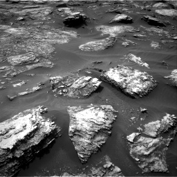 Nasa's Mars rover Curiosity acquired this image using its Right Navigation Camera on Sol 1501, at drive 2592, site number 58