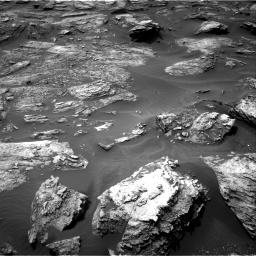 Nasa's Mars rover Curiosity acquired this image using its Right Navigation Camera on Sol 1501, at drive 2598, site number 58