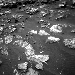 Nasa's Mars rover Curiosity acquired this image using its Right Navigation Camera on Sol 1501, at drive 2694, site number 58
