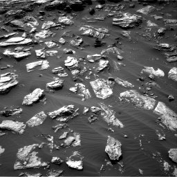 Nasa's Mars rover Curiosity acquired this image using its Right Navigation Camera on Sol 1501, at drive 2706, site number 58