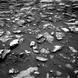 Nasa's Mars rover Curiosity acquired this image using its Right Navigation Camera on Sol 1501, at drive 2742, site number 58