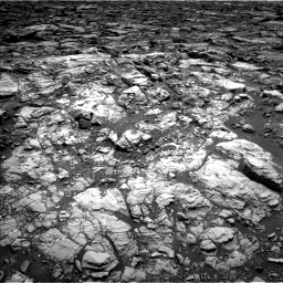 Nasa's Mars rover Curiosity acquired this image using its Left Navigation Camera on Sol 1502, at drive 2796, site number 58