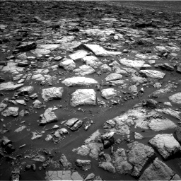 Nasa's Mars rover Curiosity acquired this image using its Left Navigation Camera on Sol 1502, at drive 2844, site number 58