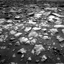 Nasa's Mars rover Curiosity acquired this image using its Left Navigation Camera on Sol 1502, at drive 2856, site number 58