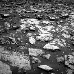 Nasa's Mars rover Curiosity acquired this image using its Left Navigation Camera on Sol 1502, at drive 2874, site number 58