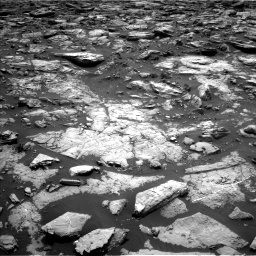 Nasa's Mars rover Curiosity acquired this image using its Left Navigation Camera on Sol 1502, at drive 2916, site number 58