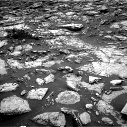 Nasa's Mars rover Curiosity acquired this image using its Left Navigation Camera on Sol 1502, at drive 2928, site number 58