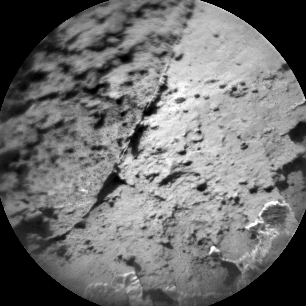 Nasa's Mars rover Curiosity acquired this image using its Chemistry & Camera (ChemCam) on Sol 1502, at drive 2760, site number 58