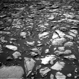 Nasa's Mars rover Curiosity acquired this image using its Left Navigation Camera on Sol 1503, at drive 3006, site number 58