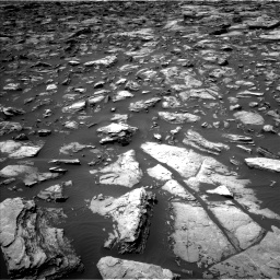 Nasa's Mars rover Curiosity acquired this image using its Left Navigation Camera on Sol 1503, at drive 3024, site number 58