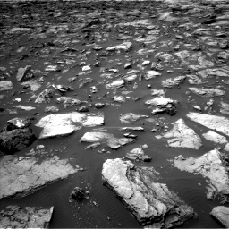 Nasa's Mars rover Curiosity acquired this image using its Left Navigation Camera on Sol 1503, at drive 3030, site number 58