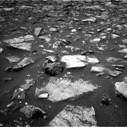 Nasa's Mars rover Curiosity acquired this image using its Left Navigation Camera on Sol 1503, at drive 3042, site number 58