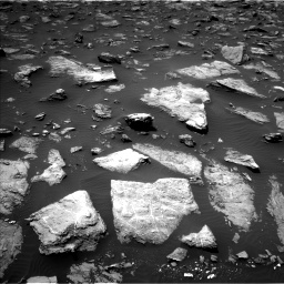 Nasa's Mars rover Curiosity acquired this image using its Left Navigation Camera on Sol 1503, at drive 3060, site number 58