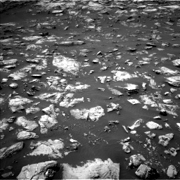 Nasa's Mars rover Curiosity acquired this image using its Left Navigation Camera on Sol 1503, at drive 3102, site number 58