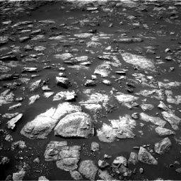 Nasa's Mars rover Curiosity acquired this image using its Left Navigation Camera on Sol 1503, at drive 3114, site number 58