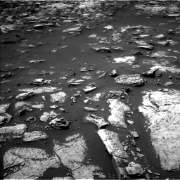 Nasa's Mars rover Curiosity acquired this image using its Left Navigation Camera on Sol 1503, at drive 3150, site number 58