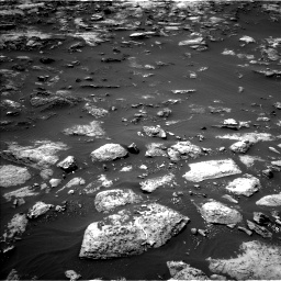 Nasa's Mars rover Curiosity acquired this image using its Left Navigation Camera on Sol 1503, at drive 3168, site number 58