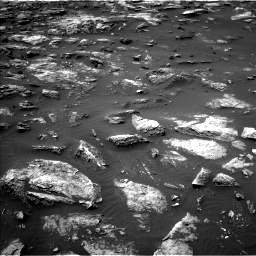 Nasa's Mars rover Curiosity acquired this image using its Left Navigation Camera on Sol 1503, at drive 3186, site number 58