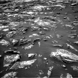 Nasa's Mars rover Curiosity acquired this image using its Left Navigation Camera on Sol 1503, at drive 3198, site number 58