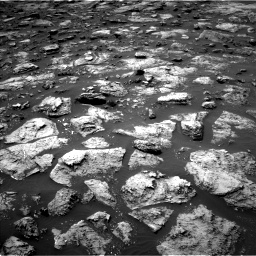 Nasa's Mars rover Curiosity acquired this image using its Left Navigation Camera on Sol 1503, at drive 3216, site number 58