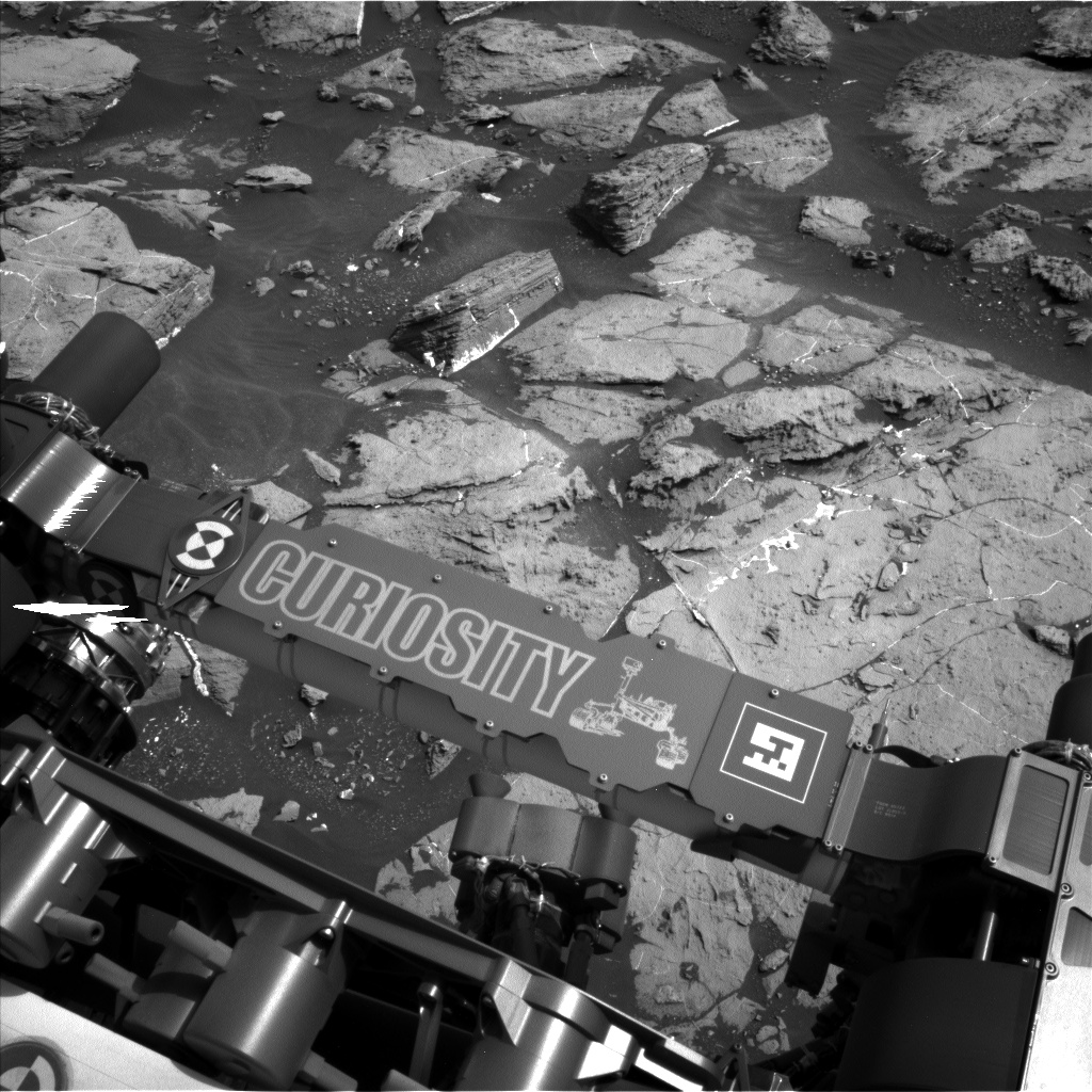Nasa's Mars rover Curiosity acquired this image using its Left Navigation Camera on Sol 1503, at drive 0, site number 59
