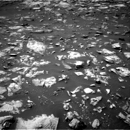 Nasa's Mars rover Curiosity acquired this image using its Right Navigation Camera on Sol 1503, at drive 3102, site number 58