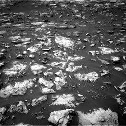 Nasa's Mars rover Curiosity acquired this image using its Right Navigation Camera on Sol 1503, at drive 3108, site number 58