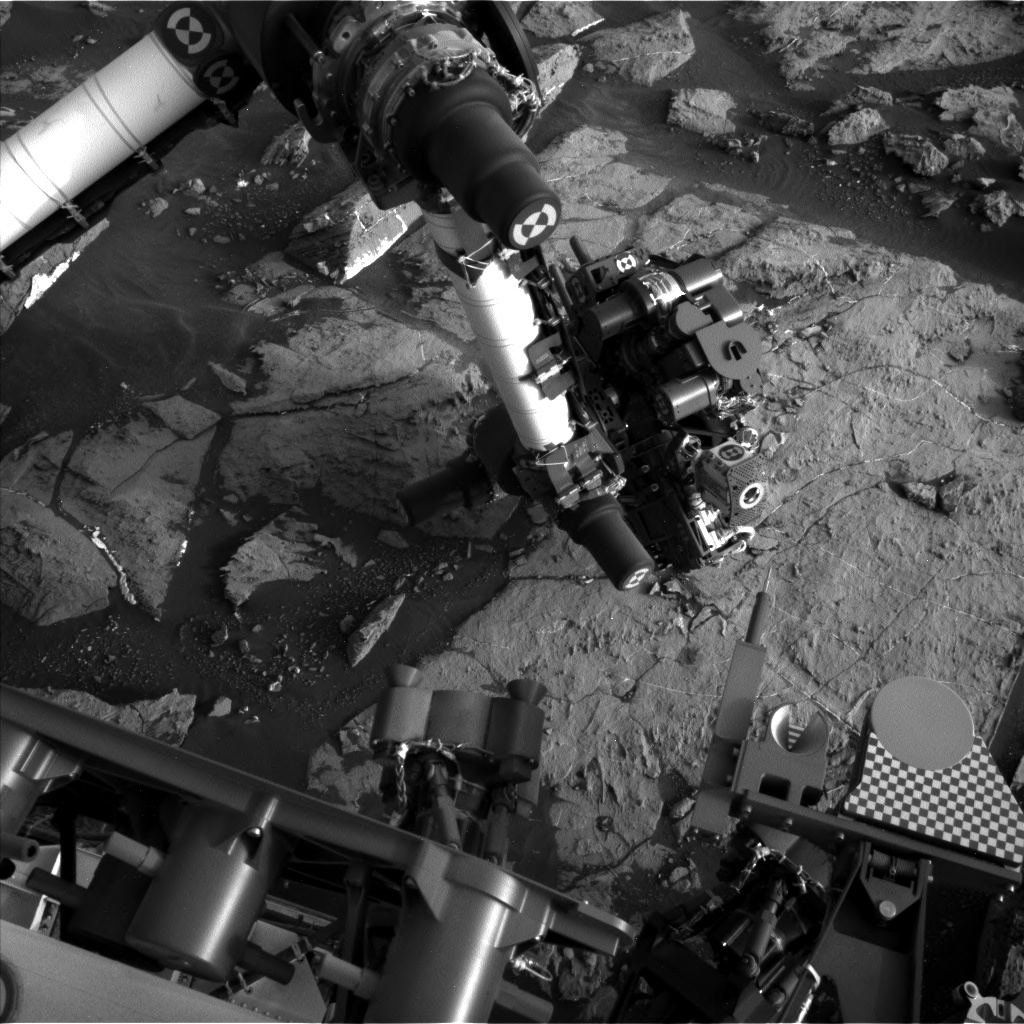 Nasa's Mars rover Curiosity acquired this image using its Left Navigation Camera on Sol 1504, at drive 0, site number 59