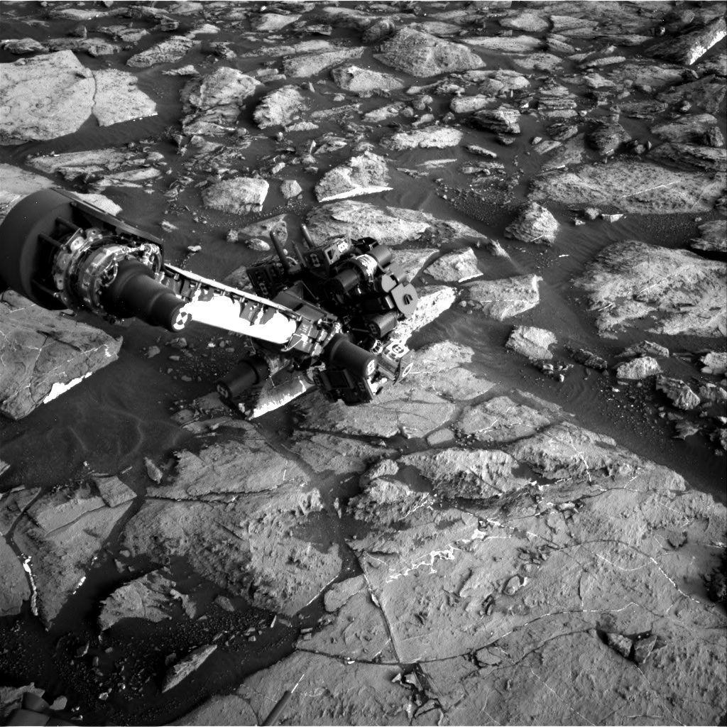 Nasa's Mars rover Curiosity acquired this image using its Right Navigation Camera on Sol 1504, at drive 0, site number 59