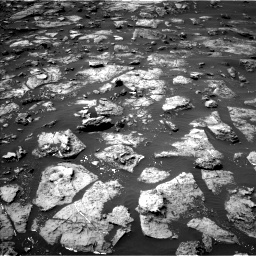 Nasa's Mars rover Curiosity acquired this image using its Left Navigation Camera on Sol 1506, at drive 18, site number 59