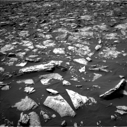 Nasa's Mars rover Curiosity acquired this image using its Left Navigation Camera on Sol 1506, at drive 264, site number 59