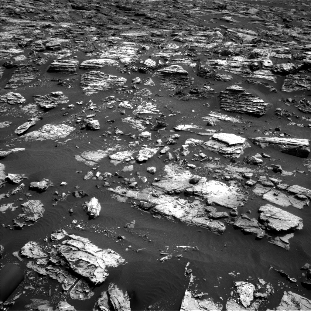 Nasa's Mars rover Curiosity acquired this image using its Left Navigation Camera on Sol 1506, at drive 336, site number 59