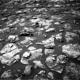 Nasa's Mars rover Curiosity acquired this image using its Right Navigation Camera on Sol 1506, at drive 6, site number 59