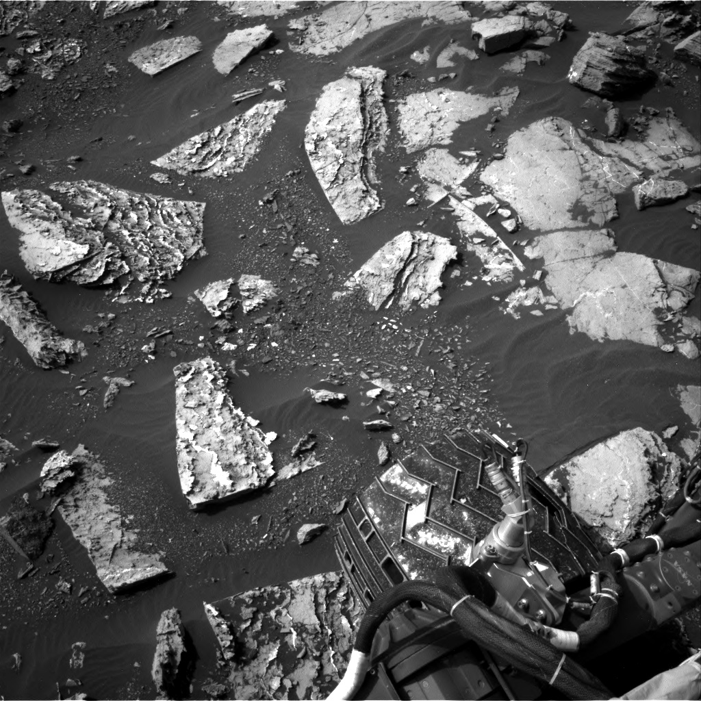 Nasa's Mars rover Curiosity acquired this image using its Right Navigation Camera on Sol 1506, at drive 372, site number 59
