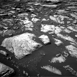 Nasa's Mars rover Curiosity acquired this image using its Left Navigation Camera on Sol 1507, at drive 498, site number 59