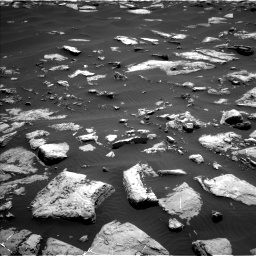 Nasa's Mars rover Curiosity acquired this image using its Left Navigation Camera on Sol 1508, at drive 642, site number 59