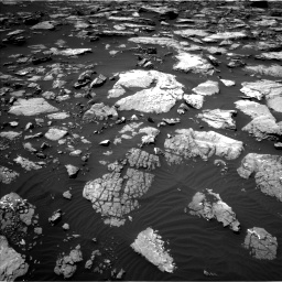 Nasa's Mars rover Curiosity acquired this image using its Left Navigation Camera on Sol 1508, at drive 744, site number 59