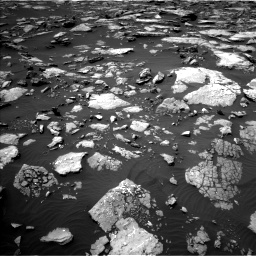 Nasa's Mars rover Curiosity acquired this image using its Left Navigation Camera on Sol 1508, at drive 750, site number 59