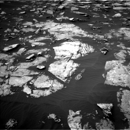 Nasa's Mars rover Curiosity acquired this image using its Left Navigation Camera on Sol 1508, at drive 828, site number 59
