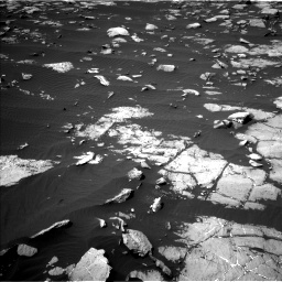 Nasa's Mars rover Curiosity acquired this image using its Left Navigation Camera on Sol 1508, at drive 852, site number 59