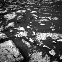 Nasa's Mars rover Curiosity acquired this image using its Left Navigation Camera on Sol 1508, at drive 882, site number 59