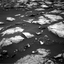 Nasa's Mars rover Curiosity acquired this image using its Right Navigation Camera on Sol 1508, at drive 684, site number 59