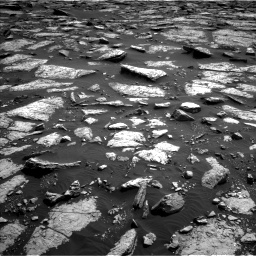 Nasa's Mars rover Curiosity acquired this image using its Left Navigation Camera on Sol 1509, at drive 948, site number 59