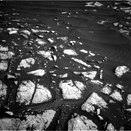Nasa's Mars rover Curiosity acquired this image using its Left Navigation Camera on Sol 1509, at drive 1002, site number 59