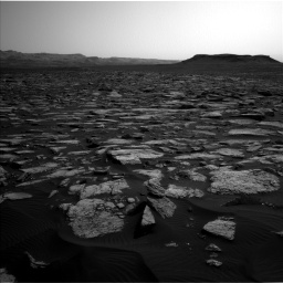 Nasa's Mars rover Curiosity acquired this image using its Left Navigation Camera on Sol 1509, at drive 1044, site number 59