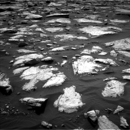 Nasa's Mars rover Curiosity acquired this image using its Left Navigation Camera on Sol 1509, at drive 1104, site number 59
