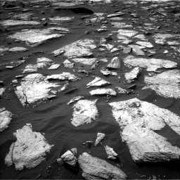 Nasa's Mars rover Curiosity acquired this image using its Left Navigation Camera on Sol 1509, at drive 1110, site number 59