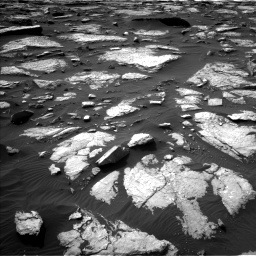 Nasa's Mars rover Curiosity acquired this image using its Left Navigation Camera on Sol 1509, at drive 1128, site number 59