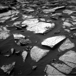 Nasa's Mars rover Curiosity acquired this image using its Left Navigation Camera on Sol 1509, at drive 1170, site number 59